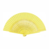 Wooden Perforated Fan Joseblay Yellow