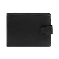 Men's Leather Horizontal  Wallet  LaVor 6028 Black