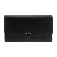 Women's  Horizontal Leather Wallet LaVor 6039 Black