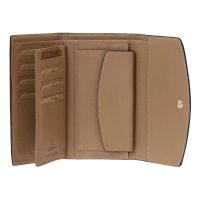 Πορτοφόλι δερμάτινο γυναικείο μπεζ LaVor 6039