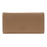Women's  Horizontal Leather Wallet LaVor 6048 Beige