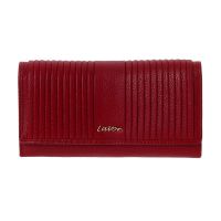 Women's  Horizontal Leather Wallet LaVor 6068 Red