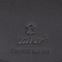 Πορτοφόλι δερμάτινο κερμάτων ανδρικό μαύρο LaVor