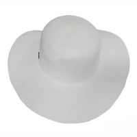 Καπέλο πλατύγυρο γυναικείο ψάθινο λευκό  Women's Straw Hat White
