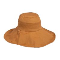 Καπέλο γυναικείο πλατύγυρο υφασμάτινο καλοκαιρινό μπεζ