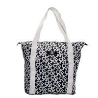 Women's Packable Tote Bag DKNY Signature Exploded Black / White