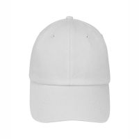 Summer Adjustable Cotton Cap White