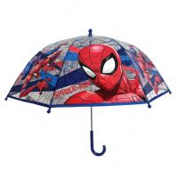 Ομπρέλα παιδική χειροκίνητη διάφανη Marvel Spiderman