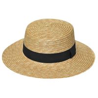 Summer Straw Boater Hat
