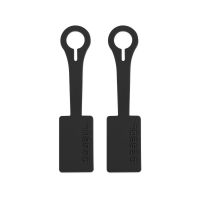 Σετ ετικέτες αναγραφής ονόματος αποσκευών μαύρες Gabol I.D. Tag