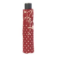 Manual Folding Umbrella Pierre Cardin Logo Dots Bordeaux