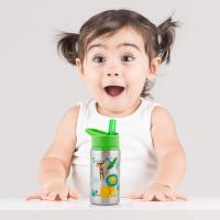 Flip Top Stainless Steel Water Bottle Stefen Joseph Zoo