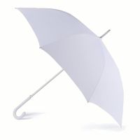 Automatic Long Escort Wedding Umbrella Vogue White