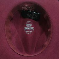 Women's Winter Fedora Wool Hat With Grosgrain Ribbon And Bow