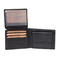 Πορτοφόλι δερμάτινο ανδρικό μαύρο  LaVor 3811