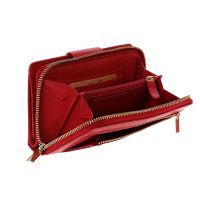 Πορτοφόλι δερμάτινο γυναικείο κόκκινο LaVor 6002