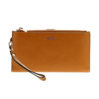 Women's  Horizontal Leather Wallet LaVor 6047 Camel