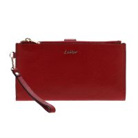 Women's  Horizontal Leather Wallet LaVor 6047 Red