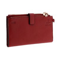 Πορτοφόλι δερμάτινο γυναικείο κόκκινο LaVor 6047