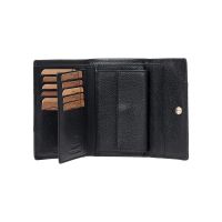 Πορτοφόλι δερμάτινο γυναικείο μαύρο LaVor 6071