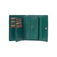 Πορτοφόλι δερμάτινο γυναικείο πετρόλ LaVor 6071