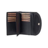 Πορτοφόλι δερμάτινο γυναικείο μαύρο LaVor 6074