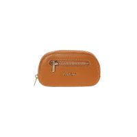 Women's  Horizontal Leather Coins Pouch - Key Holder LaVor 6095 Camel