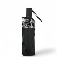 Ομπρέλα γυναικεία σπαστή διάφανη αυτόματο άνοιγμα - κλείσιμο Guy Laroche