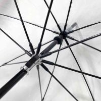 Ομπρέλα μεγάλη, γυναικεία διάφανη χειροκίνητη Guy Laroche Manual Stick Umbrella Transparent