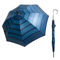 Long Automatic Women's Umbrella Guy Laroche Striped Sea Blue