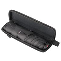 Ομπρέλα mini σπαστή μονόχρωμη μαύρη Knirps X4U Ultra Light Slim Manual Folding Umbrella Black