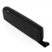 Ομπρέλα mini σπαστή μονόχρωμη μαύρη Knirps X4U Ultra Light Slim Manual Folding Umbrella Black