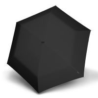 Ομπρέλα mini σπαστή μονόχρωμη μαύρη Knirps X4U Ultra Light Slim Manual Folding Umbrella Black