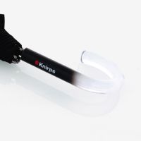 Ομπρέλα μεγάλη, γυναικεία χειροκίνητη διάφανη καμπάνα Knirps Manual Stick Umbrella C.760 Transparent