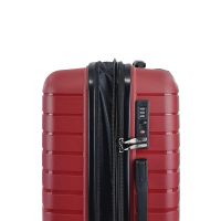 Βαλίτσα σκληρή μεγάλη επεκτάσιμη  βυσσινί με 4 ρόδες Rain RB80134 75cm