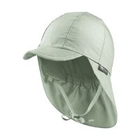 Summer Cotton Cap With Neck Cover And UV Protection Sterntaler Mint