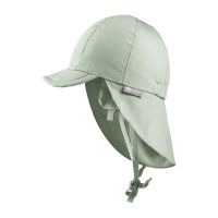 Summer Cotton Cap With Neck Cover And UV Protection Sterntaler Mint
