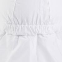 Kids' Summer Cotton Cap With Neck Cover And UV Protection Sterntaler White