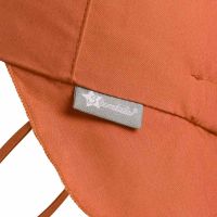 Summer Cotton Cap With Neck Cover And UV Protection Sterntaler Orange