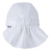 Summer Cotton Cap Sterntaler With UV Protection White