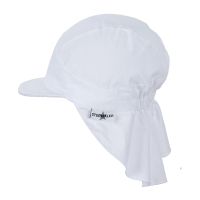 Summer Cotton Cap Sterntaler With UV Protection White