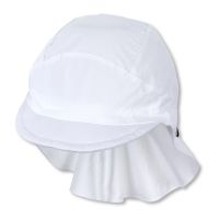 Summer Cotton Cap Sterntaler With UV Protection White