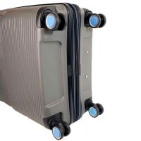 Βαλίτσα σκληρή μικρή γκρι με 4 ρόδες Dielle 180 S