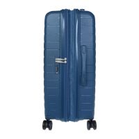 Βαλίτσα σκληρή μεγάλη επεκτάσιμη μπλε με 4 ρόδες Verage VG24010W-29