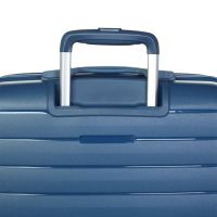 Βαλίτσα σκληρή μεγάλη επεκτάσιμη μπλε με 4 ρόδες Verage VG24010W-29