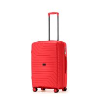 Medium Hard Expandable Luggage 4 Wheels Nautica 2924 Red