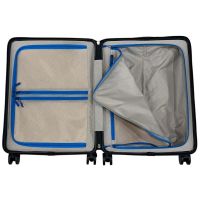 Βαλίτσα σκληρή μεγάλη μπλε με 4 ρόδες Nautica Luggage 2960