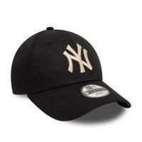 Summer Cotton Cap New York Yankees New Era 9Forty Youth  CHYT League Essential Black / Stone