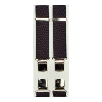 Τιράντες ανδρικές ελαστικές εμπριμέ μπλε Victoria 36 mm