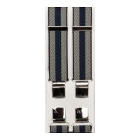 Τιράντες ανδρικές ελαστικές ριγέ μπλε Victoria Fishbone Stripes 36 mm